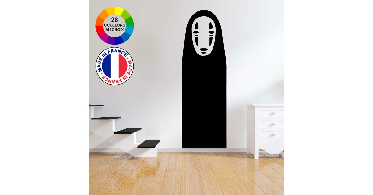 Stickers Esprit sans Visage voyage chihiro - autocollant déco